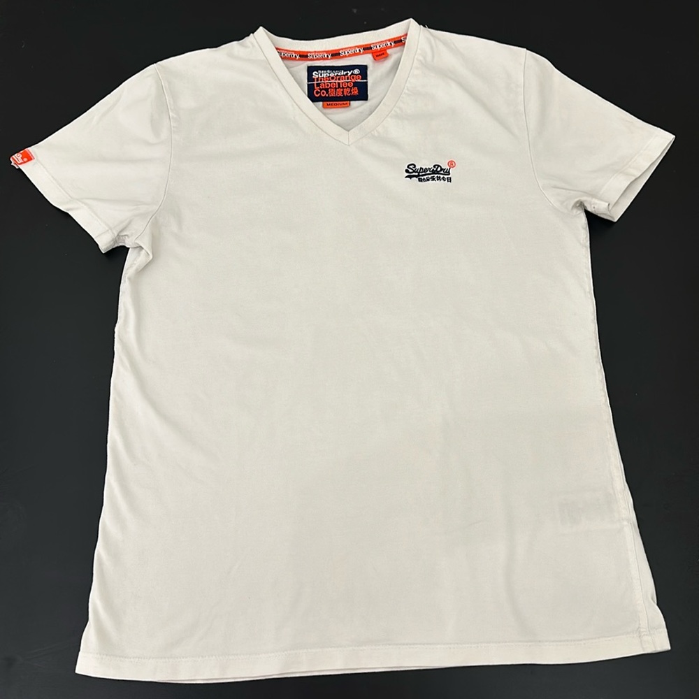 ❤️‍🔥2/$16❤️‍🔥 SuperDry Men’s White T-Shirt (Medium)